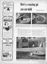 Better Homes & Gardens July 1949 Magazine Article: Here's a roasting pit yon can build