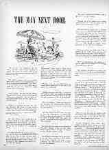 Better Homes & Gardens July 1949 Magazine Article: THE MAN NEXT DOOR