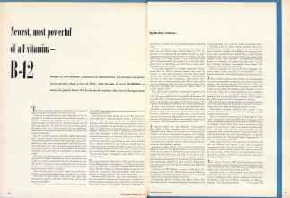 Better Homes & Gardens July 1949 Magazine Article: Newest, most powerful of all vitamins B-12
