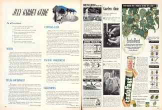 Better Homes & Gardens July 1949 Magazine Article: Page 128