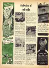 Better Homes & Gardens August 1949 Magazine Article: Confessions of cool cooks