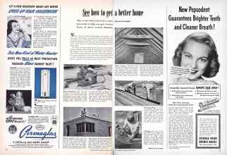 Better Homes & Gardens August 1949 Magazine Article: See hew to get a better home