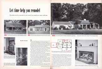 Better Homes & Gardens August 1949 Magazine Article: Let time help you remodel