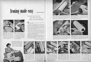 Better Homes & Gardens August 1949 Magazine Article: Ironing made easy