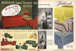 Better Homes & Gardens August 1949 Magazine Article: Page 100