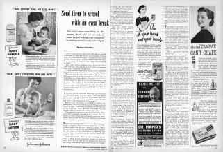 Better Homes & Gardens August 1949 Magazine Article: Send them to school with an even break