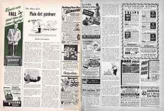 Better Homes & Gardens August 1949 Magazine Article: The diary of a Plain dirt gardener