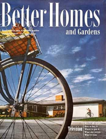 Better Homes & Gardens September 1949 Magazine Cover