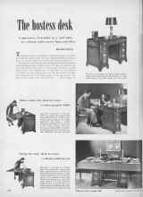 Better Homes & Gardens September 1949 Magazine Article: The hostess desk