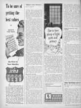 Better Homes & Gardens September 1949 Magazine Article: Home furnishings answers