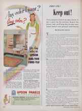 Better Homes & Gardens September 1949 Magazine Article: Keep out!