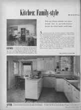 Better Homes & Gardens September 1949 Magazine Article: Kitchen: Family-style