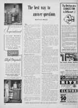 Better Homes & Gardens September 1949 Magazine Article: The best way to answer questions