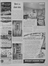 Better Homes & Gardens September 1949 Magazine Article: Here's a closet idea