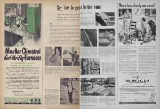 Better Homes & Gardens September 1949 Magazine Article: See how to get a better home
