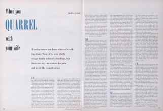 Better Homes & Gardens September 1949 Magazine Article: When you QUARREL with your wife