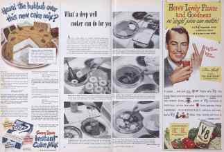 Better Homes & Gardens September 1949 Magazine Article: What a deep well cooker can do for you