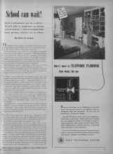 Better Homes & Gardens October 1949 Magazine Article: School can wait!