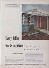 Better Homes & Gardens October 1949 Magazine Article: Every dollar works overtime in Better Homes & Gardens