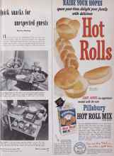 Better Homes & Gardens October 1949 Magazine Article: Quick snacks for unexpected guests