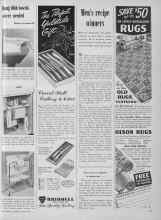 Better Homes & Gardens October 1949 Magazine Article: Men's recipe winners