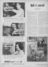 Better Homes & Gardens October 1949 Magazine Article: Quilt it yourself