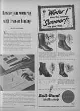 Better Homes & Gardens October 1949 Magazine Article: Rescue your worn rug with iron-on binding