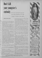 Better Homes & Gardens October 1949 Magazine Article: Don't kill your youngster's curiosity