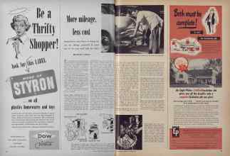 Better Homes & Gardens October 1949 Magazine Article: More mileage, less cost