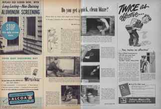 Better Homes & Gardens October 1949 Magazine Article: Do you get a quick, clean blaze?