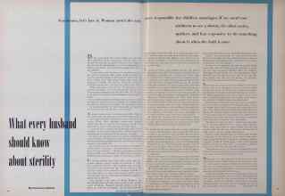 Better Homes & Gardens October 1949 Magazine Article: What every husband should know about sterility