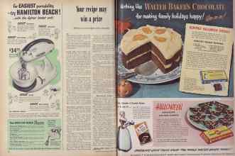 Better Homes & Gardens October 1949 Magazine Article: Page 70