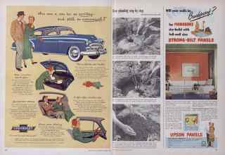 Better Homes & Gardens October 1949 Magazine Article: Page 122
