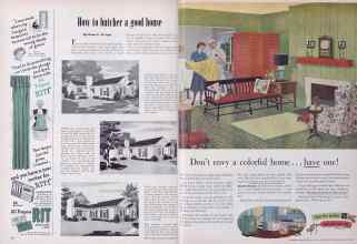 Better Homes & Gardens October 1949 Magazine Article: Page 128