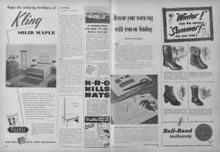 Better Homes & Gardens October 1949 Magazine Article: Page 144