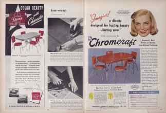 Better Homes & Gardens October 1949 Magazine Article: Page 186