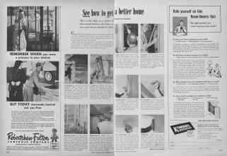 Better Homes & Gardens October 1949 Magazine Article: See how to get a better home