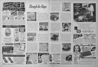 Better Homes & Gardens October 1949 Magazine Article: Through the Shops