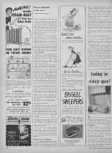 Better Homes & Gardens November 1949 Magazine Article: Looking for storage space?