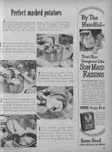 Better Homes & Gardens November 1949 Magazine Article: Perfect mashed potatoes