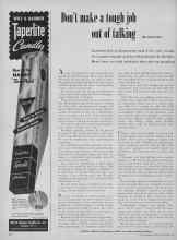 Better Homes & Gardens November 1949 Magazine Article: Don't make a tough job out of talking