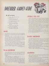 Better Homes & Gardens November 1949 Magazine Article: NOVEMBER GARDEN GUIDE