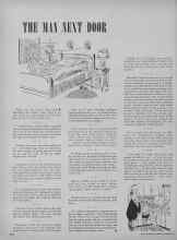Better Homes & Gardens November 1949 Magazine Article: THE MAN NEXT DOOR