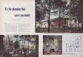 Better Homes & Gardens November 1949 Magazine Article: It's the planning that saves you money