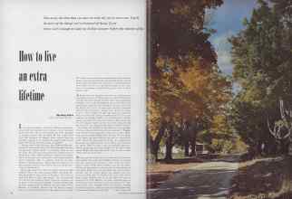 Better Homes & Gardens November 1949 Magazine Article: How to live an extra lifetime