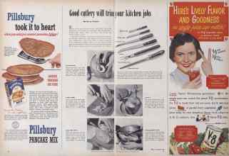 Better Homes & Gardens November 1949 Magazine Article: Good cutlery will trim Your kitchen jobs