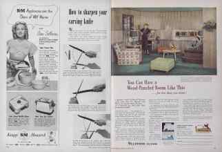 Better Homes & Gardens November 1949 Magazine Article: Page 132