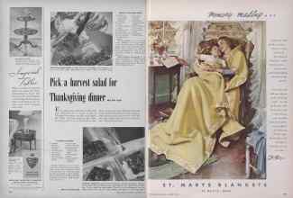 Better Homes & Gardens November 1949 Magazine Article: Page 194