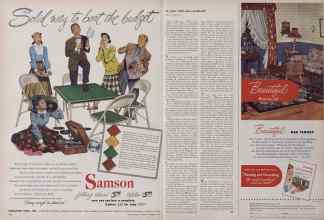 Better Homes & Gardens November 1949 Magazine Article: Page 196