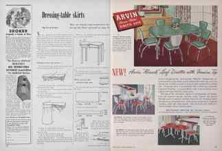 Better Homes & Gardens November 1949 Magazine Article: Page 204